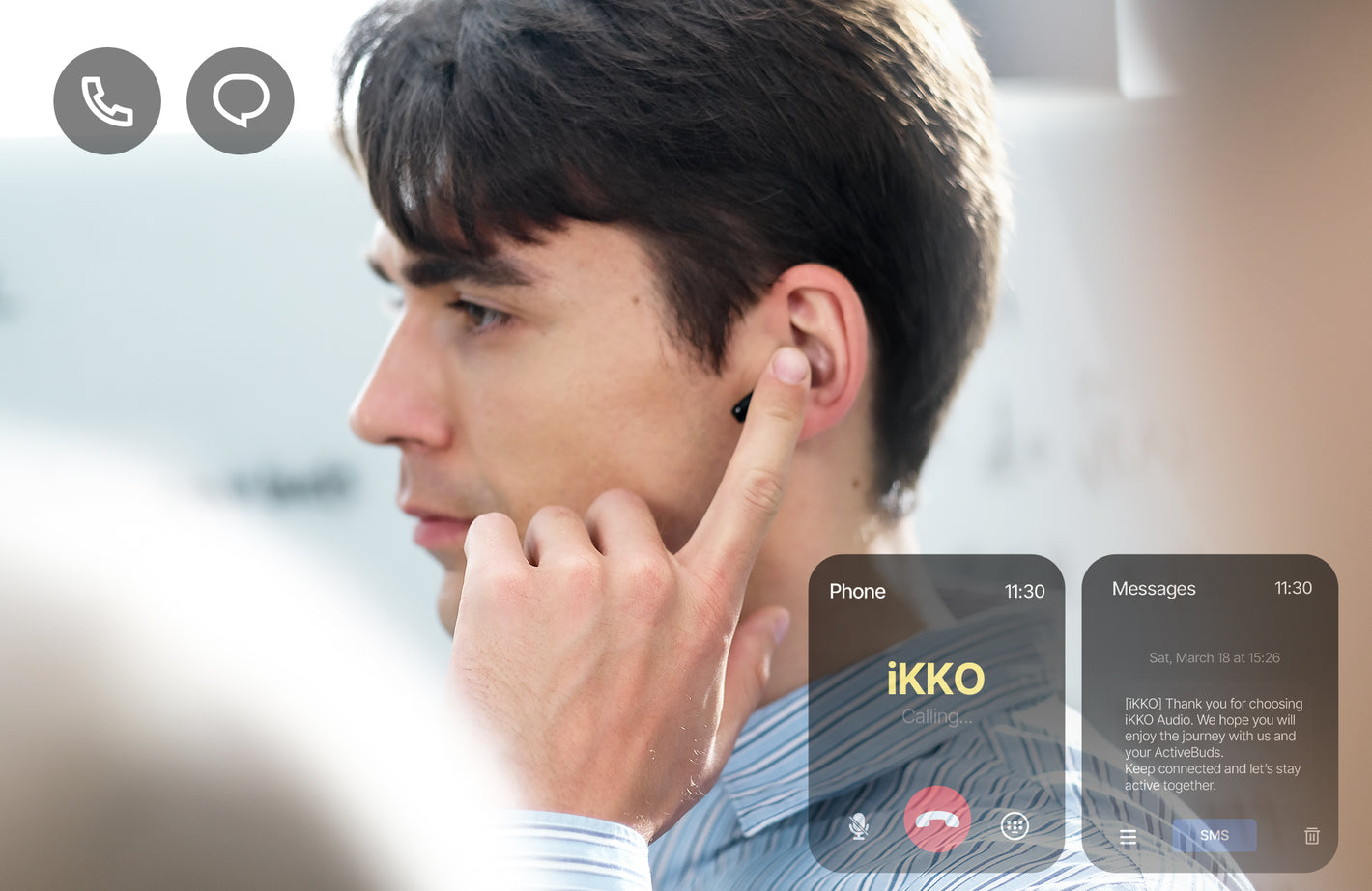 ikko audio activebuds-audio-headphones-earbuds-earphone-bluetooth-wireless-spotify-music-sound-tws-chatgpt-translator-luxury-eq-ai-tech
